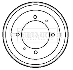 BORG & BECK Jarrurumpu BBR7153